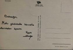 HAYVAN KARTPOSTALI-YEMYEŞİL ÇİMENLERDE OTLAYAN KOYUN SÜRÜSÜ,ARKASINA YAZILMIŞ,RENKLİ, 11 X 15 CM EBADINDA