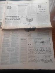 Radikal Gazetesi - 13 Eylül 1998 - Başkan Bill Clinton'ın Seks Fantezileri - Ethem Mahçupyan - Murat Belge - Monica Lewinksy Bill Clinton İle İlişkisini Ayrıntılarıyla Anlattı - Fırtına Vadisi'nde Söz Yargının - Kenan Evren Hastanede - CHP Lideri Deniz Baykal Mesut Yılmaz Serbest - İsrail'le İttifaka Doğru - Şişli Belediyesi'nin Eski Firari Başkanı Gülay Aslıtürk'e Kırmızı Bülten - Efes Pilsen