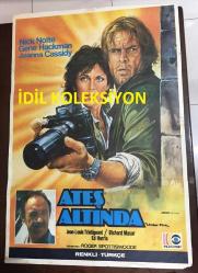ATEŞ ALTINDA, 1983, FİLM AFİŞİ / POSTERİ - BÜYÜK BOY - ORİJİNAL - 100 X 68 cm EBADINDA - Under Fire, Original Turkish Big Size Movie Poster -  Roger Spottiswoode,  Ron Shelton, Clayton Frohman, Nick Nolte, Ed Harris, Gene Hackman, Joanna Cassidy, Alma Martinez, Holly Palance, Hamilton Camp, Jean-Louis Trintignant, FİLM POP - ORION PICTURES