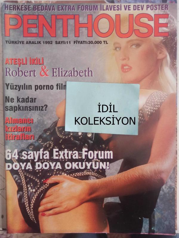 Penthouse Yetişkin Erkek Dergisi Aralık 1992 Müge Sıcak  