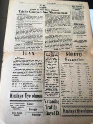 ESKİŞEHİR  YENİ HAKİMİYET GAZETESİ  YEREL TAŞRA BASINI --8 Şubat 1960 Yıl :7 Sayı :1855--Celal Bayar ,Şah ve Eyüp Han Pakistan da Buluşacak - Trakya da kavaklık kurulacak --İstanbul da 2777 sanayi  müessesi --Din adamları toplandı - İ.T. İ Akademisi Öğrencileri  Münih 'e Gidiyor  Profesör  Orhan Oğuz  25 Kişilik Kafilenin Başkanlığını  Yapacak --Üstü İstemez Gömleklerde Yenilik ---