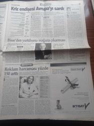 Yeni Yüzyıl Gazetesi - 30 Ekim 1998 - Cumhurbaşkanı Süleyman Demirel Anıtkabir Defterine Hesap Vermeye Geldik - THY Uçağını Kaçıran Hava Korsanına Müthiş Operasyon - Cumhuriyetin 75. Yılı İçin Anıtkabir Doldu Taştı - İstanbul'da Dev Yürüyüş - Köşk'te Büyük Resepsiyon - Mesut Yılmaz - Berna Yılmaz - Tansu Çiller - Perran Kutman - Emel Sayın - Erol Evgin - Hepatit C Aşısı Bulundu - Cizre'de PKK Telin Edildi - İbrahim Tatlıses
