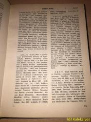 WHO'S WHO İN TURKEY - 1958 - Afşin Oktay - Kültür Matbaası - İngilizce Kitap