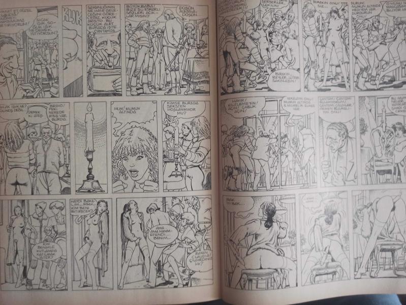 Penthouse Manara Erotik Çizgi Roman Dergisi Milo Manara Erotik  
