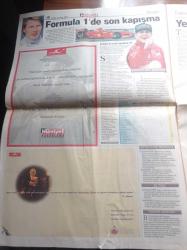 Hürriyet Gazetesi - 30 Ekim 1998 - Adana'dan Kalkan Ayvalık Uçağı Erdal Aksu İsimli Hava Korsanı Tarafından Kaçırıldı - Bekaret Fıkrası ANAP'ı Karıştırdı - İtalyan Teknik Direktör Ancelotti Fenerbahçe'ye Geldiğime Pişmanım - Hakan Şükür Fobisi - Cumhuriyetin 75. Yıldönümünde Görülmemiş Coşku - 13 Ülkenin Lideri 100 Başbakan Ve Resmi Temsilcileri Cumhuriyet Bayramı Kutlamalarına Katıldı - Süleyman Demirel - Rauf Denktaş - Haydar Aliyev - Almanya'nın Yeni Başbakanı Schröder Atatürk Yüzyılın Reformcusu