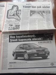 Hürriyet Gazetesi - 28 Ekim 1998 - Nesim Malki'de Yüz Kılçık - Erol Erkohen Karapara Trafiğini Aydınlattı Ve Kaçtı - Müthiş Yüzleşme Başbakanlık Konutunda Gerçekleşti - Türkbank İhalesi - Korkmaz Yiğit'i Yakan Konuşma - Manken Gelin Begüm Özbek Çiller'lerin Yalıya Taşındı - Mehmet Ağar'ın Kayıp Silah İtirafı - Levent Kırca'nın RTÜK Savaşı - Beyzbolda Yüzyılın Transferi Tutucu Mike Piazza - Tanju Çolak - Rıdvan Dilmen - Türkiye Kupası
