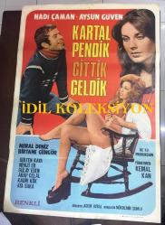 KARTAL PENDİK GİTTİK GELDİK, 1976, FİLM AFİŞİ / POSTERİ - BÜYÜK BOY - ORİJİNAL - 100 X 69 cm EBADINDA - Original Turkish Big Size Movie Poster - KEMAL KAN, ADEM AYRAL, KADİR KÖK, BİRTANE GÜNGÖR, ARAP CELAL, AYSU GÜVEN, GÜLTEN KAYA, NİYAZİ ER, ATA SAKA, NE KA PRODÜKSİYON