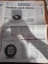 Milliyet Gazetesi - 1 Eylül 1998 -  Alaattin Çakıcı'nın Eski Sağ Kolu Şenol Turan'a Esrarengiz İnfaz - Sezai Türkeş Vefat Etti -Dünya Barış Günü - İnsan Hakları Derneği - Usame Bin Ladin En Büyük Arzum ABD'ye Savaşırken Ölmek - KKTC Cumhurbaşkanı Rauf Denktaş - İsmail Cem S 300'le Hiçbir İlgimiz Yok - Devlet Güvenlik Mahkemesi'nden İstanbul Büyükşehir Belediye Başkanı Recep Tayyip Erdoğan'a Takipsizlik - Bülent Ecevit - Ulkerspor'dan Sezona Merhaba - Şenol Güneş - Atatürk Venezüella'da