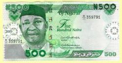 NİJERYA Nigeria 500 Naira, 2023, P-48b, UNC ÇİL