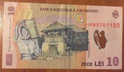 ROMANYA 10 LEİ POLİMER ÇOK.TEMİZ KAĞIT PARA RESİMDEKİ ÜRÜN