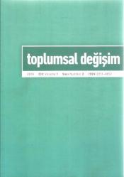 TOPLUMSAL DEĞİŞİM DERGİSİ - 2019 - SAYI 2