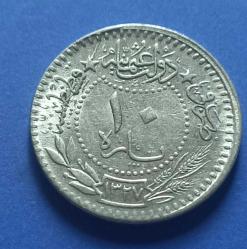 Efemera - Mehmet Reşat 1327/7 10 Para çil Elgazi - kitantik - kitaLog