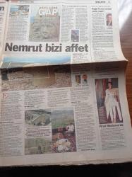 Milliyet Gazetesi - 16 Haziran 1998 - Ermeni Dosyası Yazı Dizisi - Altan Öymen - Fransa 98 Dünya Kupası - Okocha Ayıp Etti - Gelibolu'da Gemiye S 300 Baskını - Şırnak'a Bilgisayar - Jacques Chirac'tan Süleyman Demirel'e Endişelenmeyin - Askeri Şura'da Karar Günü - Gazeteci Ragıp Duran Cezaevine - Emlak Kralı Mahkumlar - Lale Karcı - Sezen Cumhur Önal