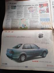 Milliyet Gazetesi - 13 Eylül 1998 - Eşkıya Şener Şen Güneydoğu Gezisi - Kuşaklar Boyu Cumhuriyet - Elvir Baliç - Fenerbahçe'de Uche Kaptan Çıktı - ABD Açık Tenis Turnuvasında Davenport Şampiyon - İstifa Etmem Diyen ABD Başkanı Bill Clinton Monica Lewinksy'e Eşinin Soğukluğundan Yakınmış - CHP Lideri Deniz Baykal Mesut Yılmaz'ı Azat Ettim- YÖK Başkanı Kemal Gürüz Türban İşi Kapandı - Talabani Yine Suçladı