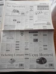 Milliyet Gazetesi - 13 Eylül 1998 - Eşkıya Şener Şen Güneydoğu Gezisi - Kuşaklar Boyu Cumhuriyet - Elvir Baliç - Fenerbahçe'de Uche Kaptan Çıktı - ABD Açık Tenis Turnuvasında Davenport Şampiyon - İstifa Etmem Diyen ABD Başkanı Bill Clinton Monica Lewinksy'e Eşinin Soğukluğundan Yakınmış - CHP Lideri Deniz Baykal Mesut Yılmaz'ı Azat Ettim- YÖK Başkanı Kemal Gürüz Türban İşi Kapandı - Talabani Yine Suçladı