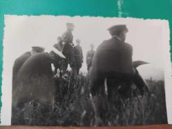 K116----1940'LAR TÜRK SUBAYLARI TATBİKAT FOTOĞRAFI