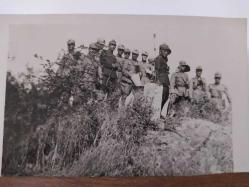 K116----1940'LAR TÜRK SUBAYLARI TATBİKAT FOTOĞRAFI