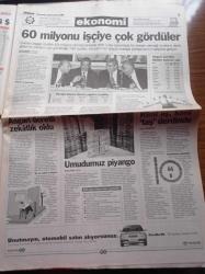 Milliyet Gazetesi - 26 Aralık 1998 - Faruk Süren Fatih Terim El Ele - Galatasaray Yönetimi Ali Sami Yen Spor Kompleksi İçin Kongreden Onay Bekliyor - Bülent Ecevit'ten Yeşil Işık Hükümete Ilımlı Fazilet Partililer Girebilir - Piyanist Mehveş Emeç Bir Kere Sevdim - Ankara Üniversitesinde Oruç Tartışması - Susurluk Krizi - Yaşar Öz Duruşmada Devleti Ve Mehmet Ağar'ı Suçladı