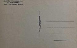 MORİTANYA İSLAM CUMHURİYETİNDEN GELENEKSEL KIYAFETLER GİYMİŞ KADIN KARTPOSTALI,ARKASINA YAZILMAMIŞ,RENKLİ,11 X 15 CM EBADINDA