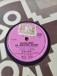 DALIDA * LA JOIE D'AIMER (UNFORGIVEN) & GARDE-MOI LA DERNIERE DANSE * BARCLAY TAŞ PLAK