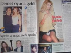 Şamdan Haftalık Aktüalite Sinema Tiyatro Müzik ve Magazin Dergisi - 4 Ekim 1998 - Ebru Şallı - Hande Ataizi - Seçil Heper - Serdar Ortaç - Sibel Can - Nesrin Topkapı - Demet Şener - Özcan Deniz - Mick Jagger - Elif Kıramer - Nilüfer Açıkalın - Alp Ergün - Özden Sevren - Volkan Severcen - Ozan Orhon - Mustafa Altıoklar - Yeğen Demirel - Burak Hakı - Ece Erken - Emel Tanış Güney - Sibel Can - Hakan Ural - Serpil Çakmaklı - Demet Şener - Aysu KAyacı - Yıldız Tilbe - Güneş Taner - Özge Şenocak - Esin Moralıoğlu - Mylene Demongeot - Uğur Akdora - Gülsen Erad - Mişlin Morova - Bülent Ersoy - Cem Adler  fotoğraf ve haberi - Tam Takım Dergi