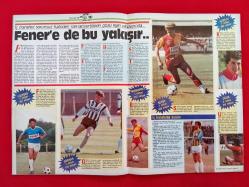 Gelişim Spor Futbol Dergisi - Sayı: 93 - 16 Mayıs 1990 - Kapak: Şampiyon Beşiktaş - Poster: Güreş, Fevzi Şeker - Ciltten Çıkma - 5. Sayasında 10 cm Kesik Vardır
