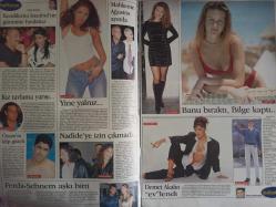 Şamdan Haftalık Aktüalite Sinema Tiyatro Müzik ve Magazin Dergisi - 2 Ağustos 1998 - Sibel Can - Cem Yılmaz - Esin Moralıoğlu - Önder Bekensir - Özlem Tekin - Özcan Deniz - Nadide Sultan - Demet Akalın - Banu Arapoğlu - Bilge Kara - İbrahim Kutluay - Özlem Yıldız - Tarkan - Zümrüt Çavuşoğlu - Ozan İçkale - Rafet El Roman - Yılmaz Erdoğan - Elif Dağdeviren - Helin Avşar - Burak Kut - Cindy Crawford - Ozan Doğulu - Kenan Doğulu - Defne Arıoba - Ceyda Düvenci - Sevilay Öztürk - Ebru Cündübeyoğlu - Sevda Demirel - Serdar Ortaç - Zeynep Tokuş - Kenan Erçetingöz - Özge Şenocak fotoğraf ve haberi - Tam Takım Dergi