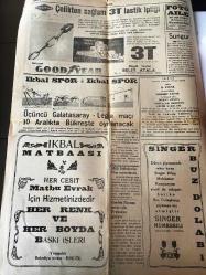 BİNGÖL  İKBAL GAZETESİ YEREL TAŞRA BASINI ---8 ARALIK 1964  YIL :1 SAYI :159--Hayırseverler Çamlıbel Çiftini Davalarında İçten Gelen Şevk ve Gayretle Destekledi ---Kuvvetin Temeli :Mehmet Aydar --Şiir Köşesi :Sevdiğim  Topraklar Üstüne --Dereden  Tepeden Yazan :Eloğlu --Fazilet Mücadelesi Yazan :John F. Kennedy--Sermaye  piyasasının  tesisi için hazırlık tamamlandı -  Hudut Pazarı Faaliyete Geçiyor --Çelikten Sağlam 3T Lastik İpliği