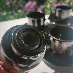 Fransız Arcoroc Geometrik Fincan Takımı