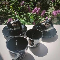 Fransız Arcoroc Geometrik Fincan Takımı