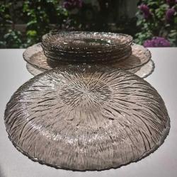 Fransız Arcoroc Pasta Tabağı Takımı