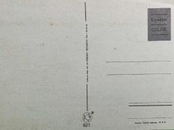 GÜNBATIMINDA DENİZ VE PALMİYE AĞAÇLARI MANZARASI KARTPOSTALI,ARKASINA YAZILMAMIŞ,RENKLİ,11 X 15 CM EBADINDA