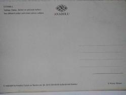 TOPKAPI SARAYI'NDAN SULTAN VE ŞEHZADE KAFTANI GÖRÜNTÜSÜ KARTPOSTALI,ARKASINA YAZILMAMIŞ,RENKLİ,11 X 15 CM EBADINDA