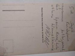 GELİNLİK VE DAMATLIK GİYMİŞ ÇOCUKLARIN RESMİ KARTPOSTALI,ARKASINA YAZILMIŞ,RENKLİ,10 X 14 CM EBADINDA