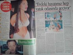 Şamdan Haftalık Aktüalite Sinema Tiyatro Müzik ve Magazin Dergisi - 27 Eylül 1998 - Esin Maraşlıoğlu - Şebnem Dönmez - Sibel Turnagöl - Ali Sefa - Binnaz Avcı - Yonca Evcimik - Bülent Ersoy - Perihan Savaş - Cem Nadiran - Didem Taslan - Kemal Sunal - Seren Serengil - Pınar Yiğit - Elif Kıramer - Mesut Yılmaz - Turgut Yılmaz - Alegra Levi - Zeynep Uludağ - Özlem Tekin - Ece Uslu - Natali - Ferda Anıl Yarkın - Koray Kasap - Hazım Başaran - Ayşe Arman - Çetin Altan - Haluk Gürşen - Harika Avcı - Zerrin Özer - Ebru Gündeş - Hakkı Yalçın - Kayahan - Aylin Coşkun - Kerem Erçetingöz - Hıncal Uluç - ürşat Başar - Aylin Coşkun - Hülya Avşar fotoğraf ve haberi - Tam Takım Dergi