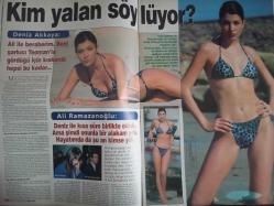 Şamdan Haftalık Aktüalite Sinema Tiyatro Müzik ve Magazin Dergisi - 6 Haziran 1999 - Tuba Ünsal - Kenan Erçetingöz - Kaya Çilingiroğlu - Zeynep Tokuş - Levent Özçoban - Mathilda Zeynep - Doğuş - Sedat Aloğlu - Selhan Aloğlu - Şebnem Özinal - İbrahim Kutluay - Sibel Can - Meltem Cumbul - Demet Akalın - Deniz Akkaya - Ali Ramazanoğlu - Sibel Ceylan - Nefise Karatay - Funda Barın - Şifo Mehmet - Nükhet Duru - Evita Yatak Reklamı - Ömer Işıl - Nermin Bezmen - Cüneyt Akgün - Saffet Arıkan - Mehmet Ali Yılmaz - Cem Cantaş - Hakan Peker - Demet Şener - Helin Avşar - Mehmet Özener - Ferda Anıl Yarkın - Kerem Erçetingöz - Sevda Demircan fotoğraf ve haberi - Tam Takım Dergi