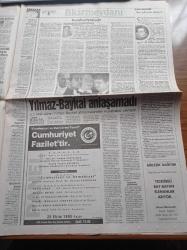 Akit Gazetesi -24 Ekim 1998 - Başgafçı Vural Savaş - Hasan Karakaya - Hüseyin Üzmez - Abdurrahman Dilipak - Dünya Karate Şampiyonu Haldun Alagaş - Tugay Kerimoğlu - Trabzonspor - İstanbul Büyükşehir Belediye Başkanı Recep Tayyip Erdoğan - Sultanbeyli Belediye Başkanı Ali Nabi Koçak'a İftira - Başörtüsü İstifası - Recai Kutan - Tansu Çiller Seçim Aralık'ta Yapılmalı - Yahudilerin Ankara Çıkarması - Netanyahu Arafat Anlaşamadı