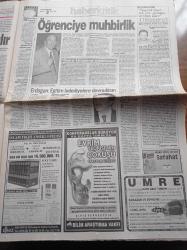 Akit Gazetesi - 23 Ekim 1998 - Hasan Karakaya - Hüseyin Üzmez - Abdurrahman Dilipak - İstanbul Büyükşehir Belediye Başkanı Recep Tayyip Erdoğan Eğitim Belediyelere Devredilsin - Avrupa Kupa Galipleri Kupası - Galatasaray Şampiyonlar Ligi'nde Rosenborg'a Yenildi - Kaset Savaşları İle Ortaya Dökülen Yolsuzluk Pisliğine Bulaşmayan Kalmadı - Kenan Evren Kopyacılıktan Yargılanıyor - 98 Kuşağı Başörtüsü İçin Ayakta - Sultanbeyli Belediye Başkanı Ali Nabi Koçak'tan Vural Savaş'a Suç Duyurusu