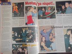Şamdan Haftalık Aktüalite Sinema Tiyatro Müzik ve Magazin Dergisi - 30 Nisan 2000 - Funda Gürdağ - Serdar Ortaç - Eyşan Özhim - Kemal Sunal - Arzu Yanardağ - Mehmet Hotiç - Gamze Özçelik - Tolga Rangaviz - Erdem Yılmaztürk - Emre ütük - Murat Aslan - Erol Alemdar - Kaan Kopuz - Helin Avşar - Deniz Seki - Mustafa Altıoklar - Serap Poyraz - Canan Turhal - Tolga Cingitaş - Cem Cantaş - Arzu Ulutekin - Ali Sunal - Dilruba Sarıer - Selin Boronkay - Ömer Durak - Mithat Can - Esin Moralıoğlu - Yurdan Sert - Funda Gürdağ - Serdar Ortaç - Esra Yazıcı - Sertab Erener - Demir Demirkan - Muazzez Ersoy - İbrahim Tatlıses - Orhan Gencebay - Duygu Ulaş - Nedret Taciroğlu - Yeşim Salkım - Nazlı Keçili - Siren Ertan - Selim Hamamcıoğlu - Tuba Peksayar - Tuncer Öztarhan - Kenan Erçetingöz - Ece Erken - Şebnem Dönmez fotoğraf ve haberi - Tam Takım Dergi