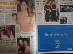 Şamdan Haftalık Aktüalite Sinema Tiyatro Müzik ve Magazin Dergisi - 5 Kasım 2000 - Pınar Yiğit - Buket Saygı - Çağla Şikel - İbrahim Tatlıses - Derya Tuna - Zeki Alasya - Sema Yunak - Demet Şener - Özlem Yıldız - Ralf Tezman - Selin Toktay - Özlem Yıldız - Alican Ulusoy - Demet Şener - Berke Hürcan - Sinnur Yücer - Beyazıt Öztürk - Banu Alkan - Ünal Küpeli - Sibel Saral - Erhan Güleryüz - Yeşim Vatan - Nilüfer Açıkalın - Umut Sezgin - Erkan Özerman - Ebru ŞAllı - Canan Mutluer - Hande Demirkol - Emine Ün - Salih Güney - Mehmet Ali Erbil - Ebru Akel - Özlem Yıldız - Kenan Doğulu - Natalie Kuncer - Ella Mengi - Aslı Tümen - Pamir Demirtaş - Tülin Şahin - Begüm Şen - Ajda Pekkan - Şengül Balıksırtı - Gül Gölge fotoğraf ve haberi - Dergi Tam Değildir Sadece 28 Sayfası Mevcuttur