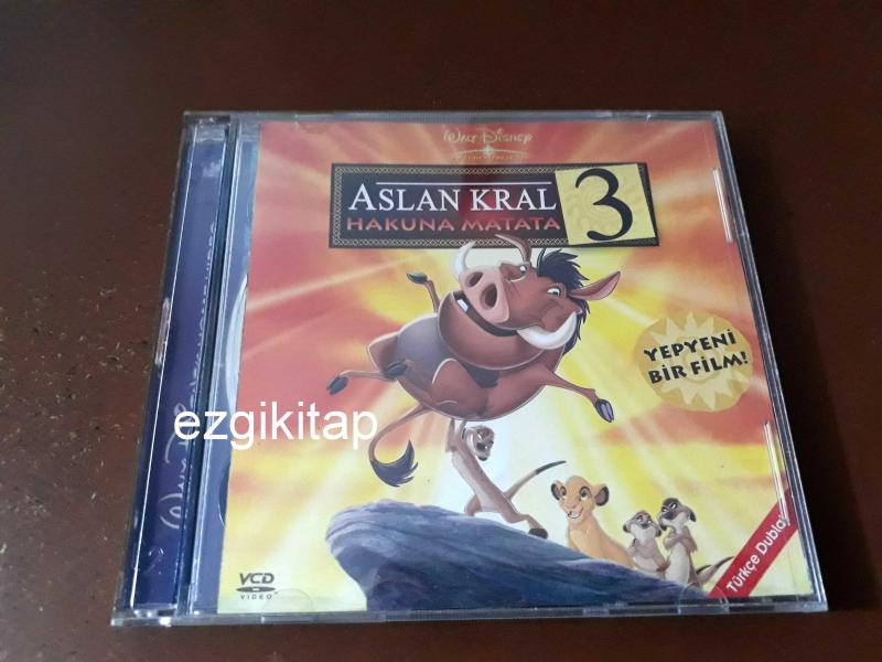 aslan kral 3 vcd (PC'de denenmiştir) (hakuna matata) walt disney