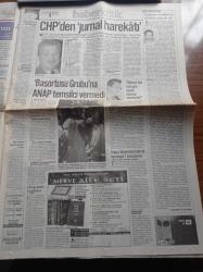 Akit Gazetesi - 24 Haziran 1998 - Hasan Karakaya - Hüseyin Üzmez - Abdurrahman Dilipak - Başörtülü Asker Eşi Ya Dans Et Ya Terk Et Dediler - Gençlerbirliğili Geremi Ateş Pahası - Phil Jackson Kupalardan Bıktı Chicago Bulls'tan Ayrıldı - Başörtüsü Mağduru Öğrencilerin Özgürlük Yürüyüşünün 4. Günü - Süleyman Demirel'e  Alkışlı Protesto - Tansu Çiller