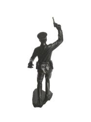 Tabancalı asker - Büyük boy figür / Orijinal Sovyet dönemi, oyuncak asker