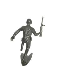 2. Dünya savaşı, Sovyet askeri - Büyük boy figür / Orijinal Sovyet dönemi, oyuncak asker