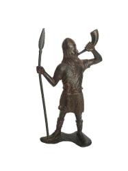 Boru üfleyen, Viking savaşçı - Büyük boy figür / Orijinal Sovyet dönemi, oyuncak asker