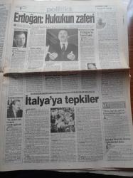 Akit Gazetesi - 21 Kasım 1998 - Hasan Karakaya - Recep Tayyip Erdoğan Hukukun Zaferi - Mehmetçik'i Öldüren Mayında Koç Parmağı - Bediüzzaman'ı Neden 19 Defa Zehirlediler Yazı Dizisi - Kick Boks İstanbul Şampiyonası Aralık'ta - Eski Futbolcu Sedat Balkan ABD'de Tedavi Olacak - ANAP Kütahya Milletvekili Mustafa Kalemli'nin 3 Yıl Hapsi İsteniyor - Başörtüsüne Özgürlük İsteyen Öğrencilere Gözaltı - Mesut - Yine Çin Yine Vahşet