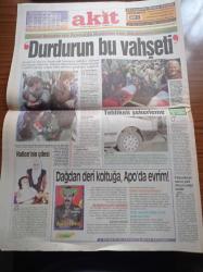 Akit Gazetesi - 21 Kasım 1998 - Hasan Karakaya - Recep Tayyip Erdoğan Hukukun Zaferi - Mehmetçik'i Öldüren Mayında Koç Parmağı - Bediüzzaman'ı Neden 19 Defa Zehirlediler Yazı Dizisi - Kick Boks İstanbul Şampiyonası Aralık'ta - Eski Futbolcu Sedat Balkan ABD'de Tedavi Olacak - ANAP Kütahya Milletvekili Mustafa Kalemli'nin 3 Yıl Hapsi İsteniyor - Başörtüsüne Özgürlük İsteyen Öğrencilere Gözaltı - Mesut - Yine Çin Yine Vahşet
