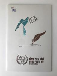 2017 PORTFÖY / DÜNYA POSTA GÜNÜ NUMARALI BLOK - KATALOG NO. B 179 VE B 180