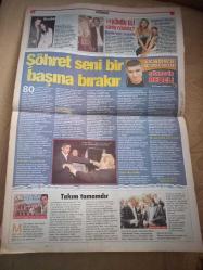 İmparator Magazin Gazete önlü arkalı 2 sayfa 26*50cm Halit Ergenç-Ata Demirer-Evrim Akın-Serhat Tutumluer-Zeynep Beşerler-Lale Mansur-Ilgaz Giritlioğlu-Türkan Şoray-Yılmaz Morgül-Gülse Birsel-Şahan Gökbakar-Doğa Rutkay-Mahsun Kırmızıgül-Bade İşçil-Aysun Kayacı-Fatih Aksoy-Özcan Deniz-Semta Özal-Fatih Terim