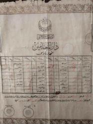 Osmanlıca Diploma,  Türkiye Cumhuriyeti Ma'ârif Vekâleti   DARÜLMUALLİMAT ŞEHADETNAMESİ